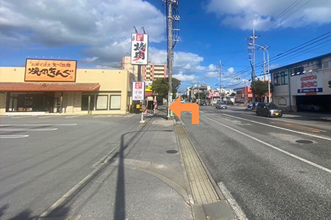 県道75号線:美原通りから院までの道順