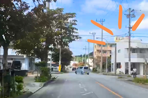 県道75号線:美原通りから院までの道順